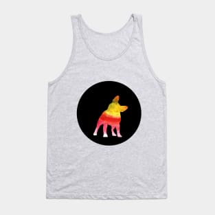 French Bulldog - Summer Love Silhouette Tank Top